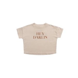 •SOLD• Rylee + Cru Hey Darlin’ Boxy Tee 4-5